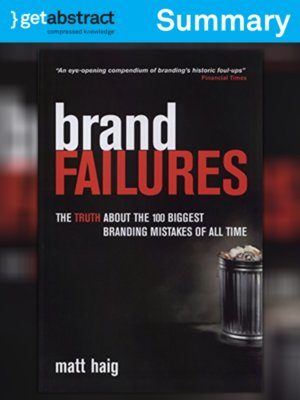 cover image of Brand Failures (Summary)
